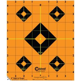 Caldwell 8in Sight-In Target 5 Sheets