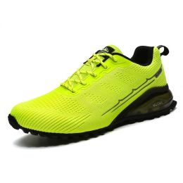 Hiking Shoes Men Trekking Mountain Climbing Boots Backpacking Non-slip Trail Hiking Sneakers Men's Amped Hiking Boots for Male (Color: Green, size: 41)