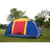 Bosonshop Outdoor 8 Person Camping Tent Easy Set Up Party Large Tent for Traveling Hiking With Portable Bag;  Blue