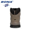 BONA 2022 New Designers Classics Winter Snow Boots Men Action Leather Super Warm Ankle Boots Man Hiking Boots Plush Shoes Male